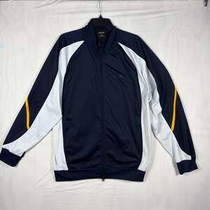 Nautica Competition Full Zip Track Jacket Navy White Yellow Size XXL